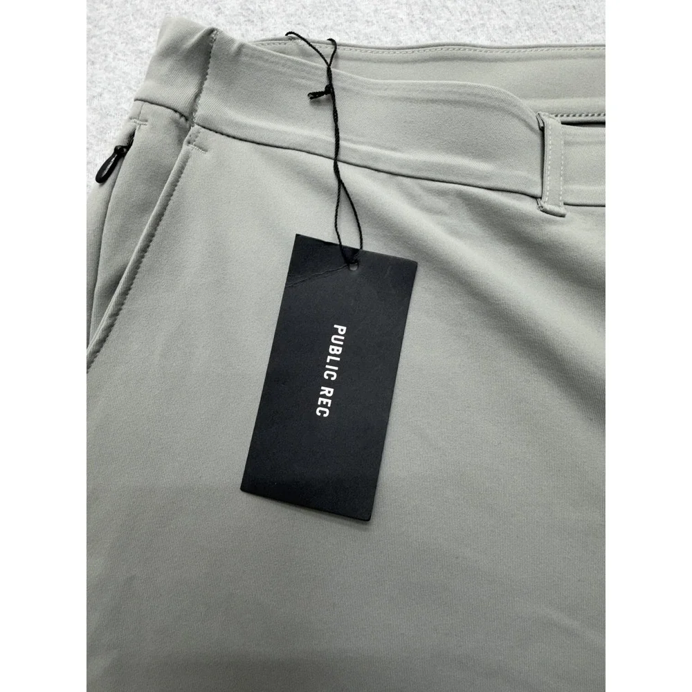 Public Rec Gamechanger Shorts Mens 40‎ Gray Chino Stretch 9 Inseam Casual Summer